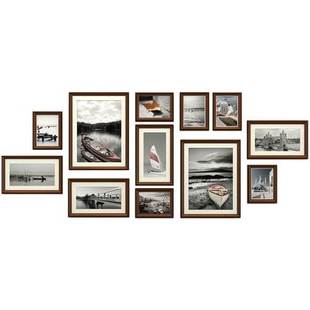 客厅照片墙装 饰免打孔相框沙发背景墙上创K意相片墙房间相册框挂