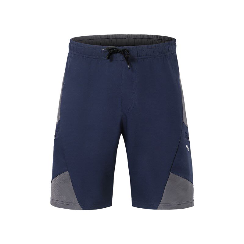 夏季骑行短裤男户外休闲越野山地速D降裤假两件速干自行车裤硅胶