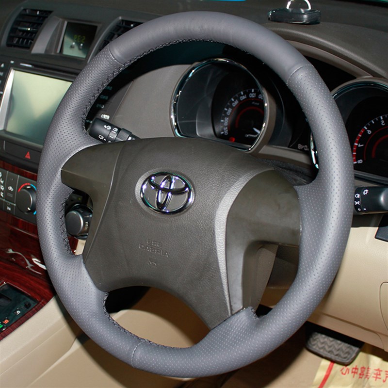 老款汉兰达/比亚迪F3/F6/L3z老款凯美瑞 专用汽车手缝真皮方向盘