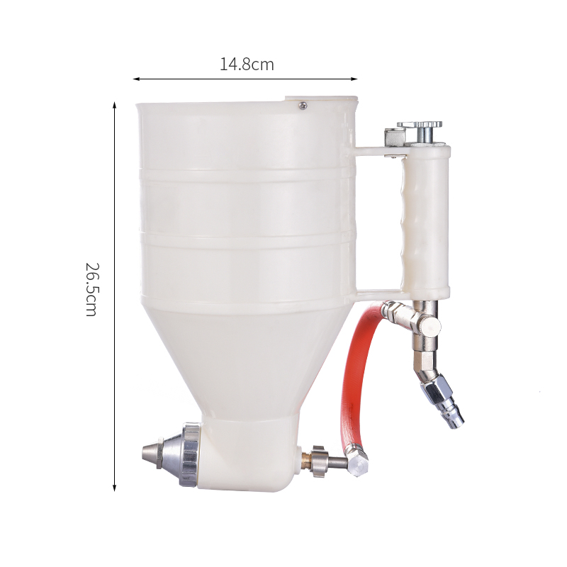 9511塑料真石漆喷枪腻子乳y胶漆外墙涂料喷枪硅藻泥喷漆工具喷漆