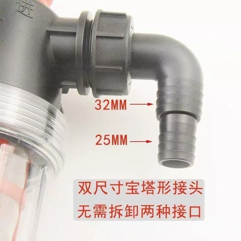 农用打药机e过滤器新款带开关双滤网过滤器柱塞泵高压喷药机过滤