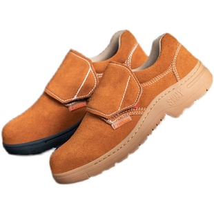 劳保鞋 男电焊工专用防砸防刺穿z轻便防臭钢包头安全老保钢板工作