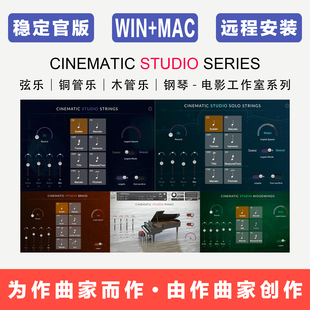 弦乐独奏 弦乐 铜管乐 木管乐 康泰克音源 Cinematic 钢琴 Studio