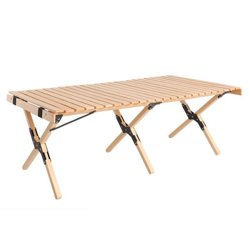 吉运超市蛋卷桌便k携式户外折叠桌椅套装自驾游旅行野餐露营实木