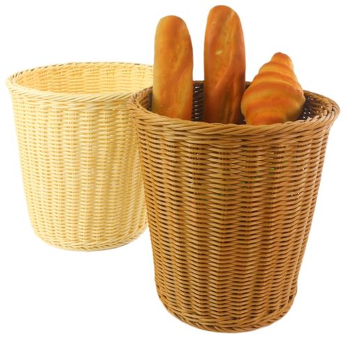 圆形藤编斜口面包篮子鸡蛋篮x梯形糕点蛋糕蛋挞收纳筐超市水果篮