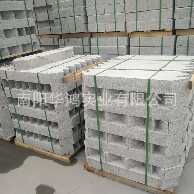 芝麻灰树围石河南小铁灰花岗岩树池珍珠灰树坑石建筑工程石材