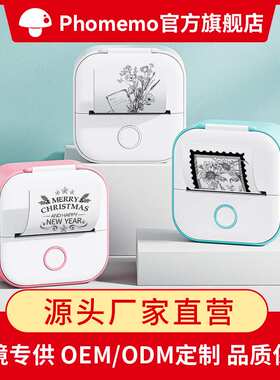 PhomemoT02迷你热敏标签打印机小型家用便携打印机无墨错题打印机
