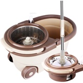 拖把家用一拖净免手洗甩干拖把桶懒人拖把拖布拖R桶旋转拖把加强