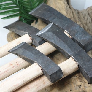 户外斧头砍柴伐木斧木工斧劈柴斧腰斧木柄锻打大斧子W砍柴砍树斧