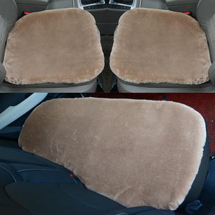 汽车坐垫冬季羊毛绒坐垫新款短毛绒单垫冬天毛垫保W暖三件套坐垫