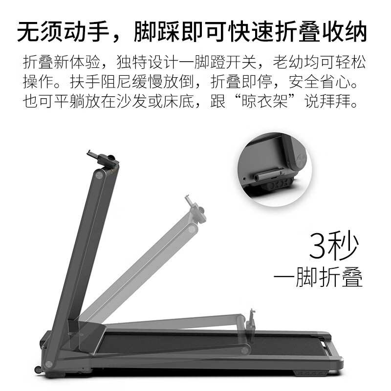 乔山家用跑步机TX-1可折叠小型室内智能走步机免安装 TX-1 PRO