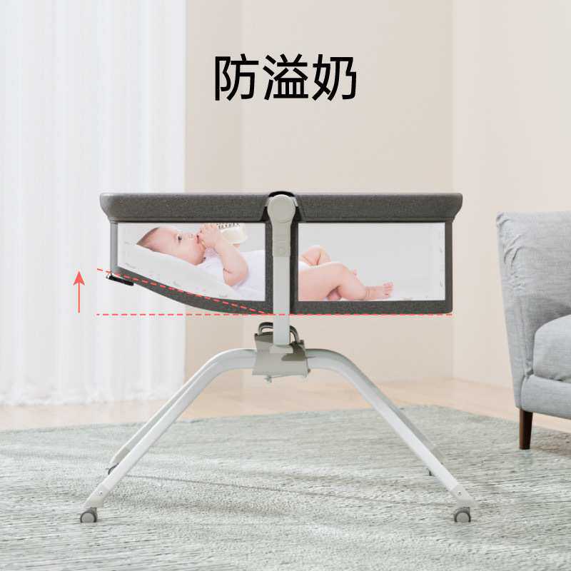 多功能婴儿摇床可移动摇篮可折叠婴儿床便携式宝宝床超轻便旅行床