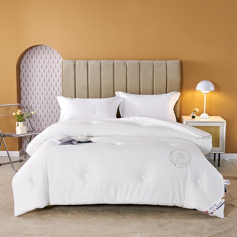 CBA牛奶丝烫钻被子被芯子被芯冬被春秋被棉被家用保暖加厚6斤7斤