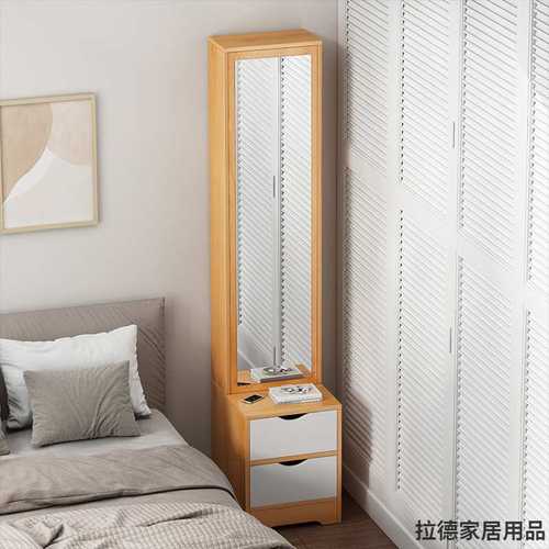 床头柜简约现代实木腿储物柜小型简易卧室家用2024新款床头置物架