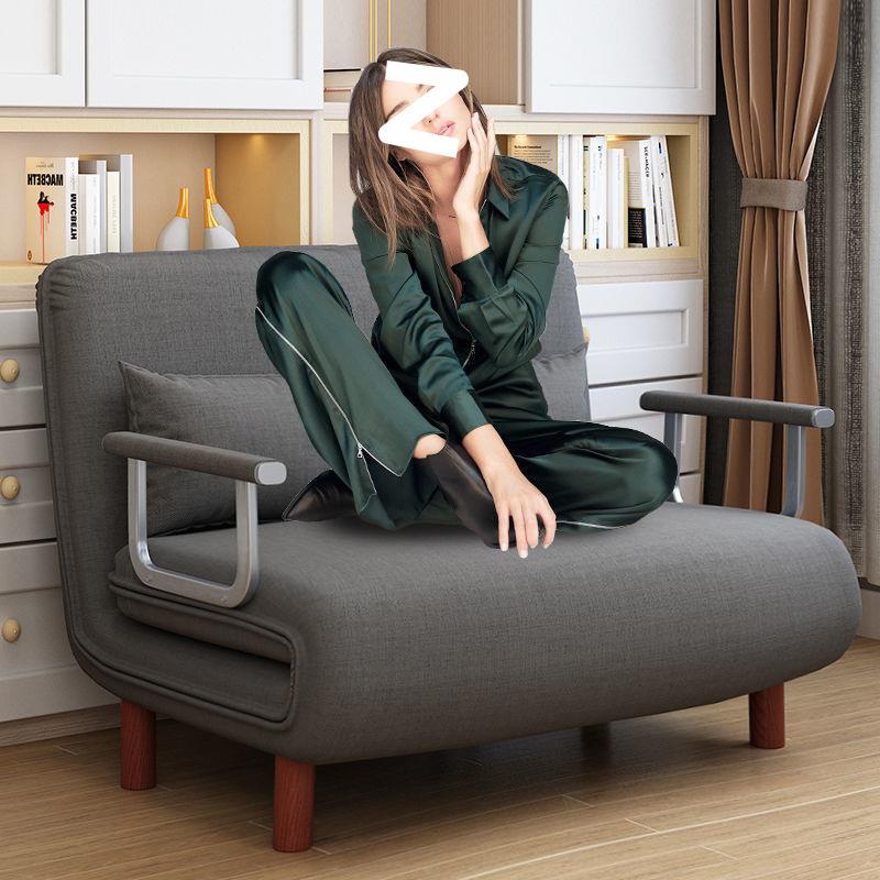 可折叠沙发床单人两用简易现代多功能懒人网红沙发双人沙发床家用
