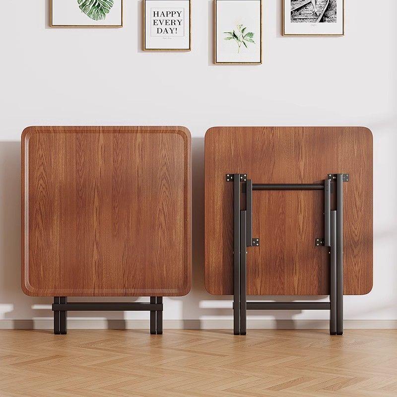 折叠桌子餐桌出租屋简易小方桌小户型吃饭简约饭桌户外便携摆摊桌