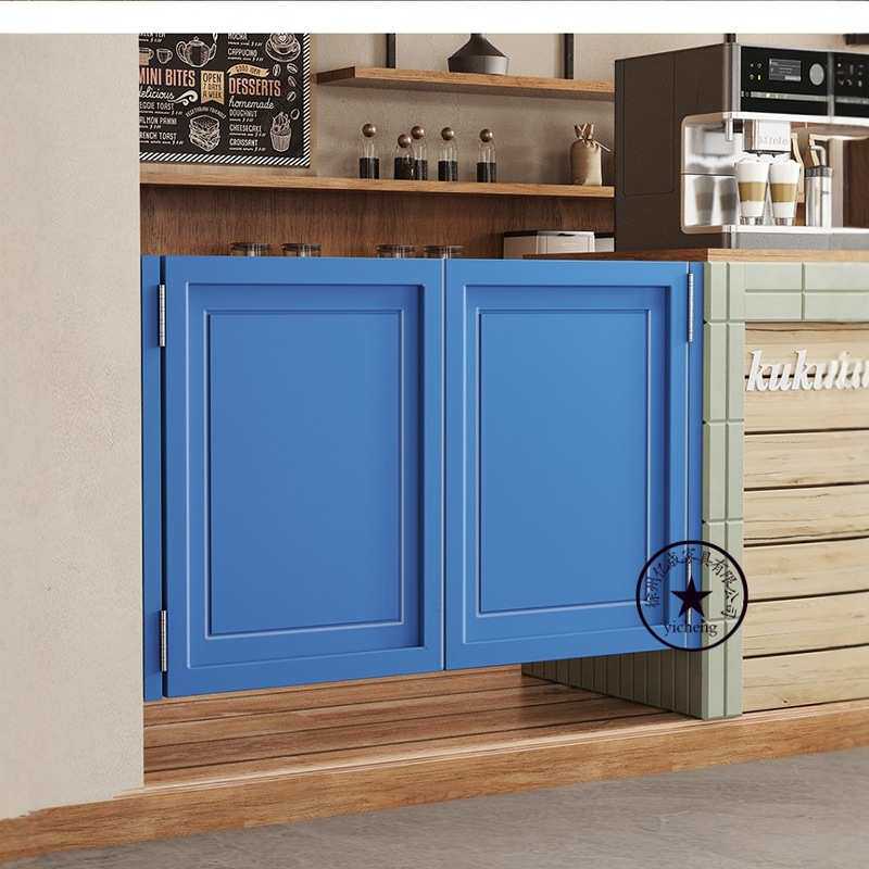 实木单扇门半腰门酒吧门双开厨房卫生间隔断门吧台门牛仔门栅栏门