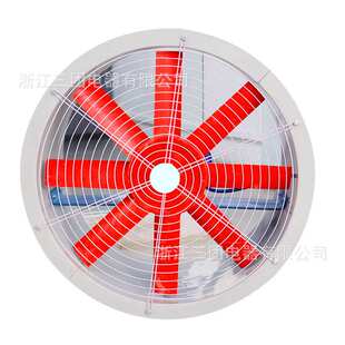 1.5KW管道式 6.3 隔爆型通风机工业 玻璃钢防爆轴流风机FBT35