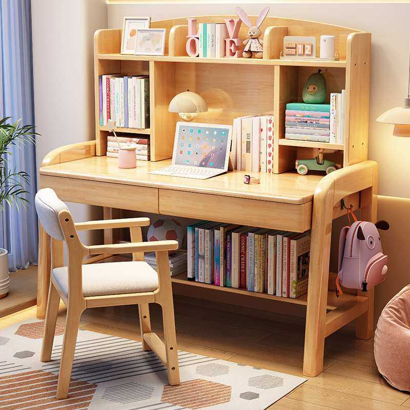 实木学习书桌简约代家用卧室学生宿舍学习桌女孩可现儿童写字桌椅,3C数码配件,USB灯,淘宝优惠券,粉丝福利购,淘宝优惠卷
