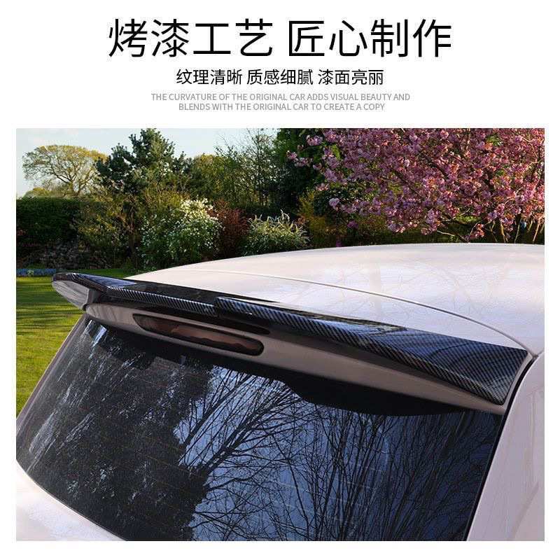 Z2J适用零跑T03尾翼改装免打孔顶翼定风翼汽车身外观