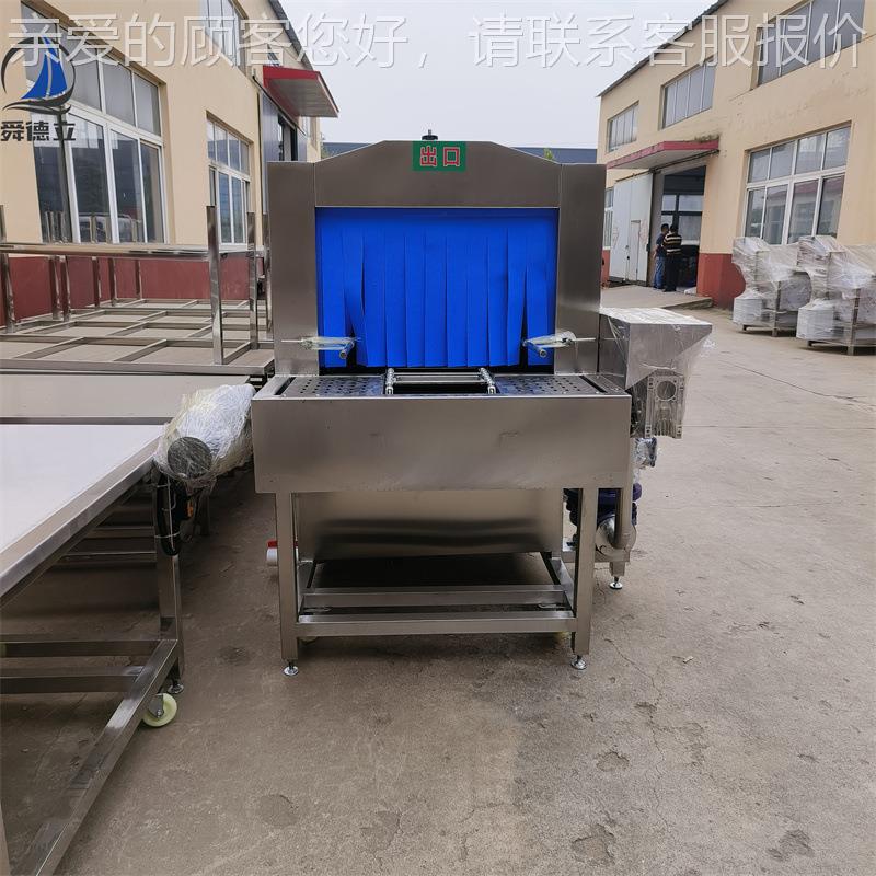 产高压筐喷淋去油污机 食生洗品塑料周转筐洗筐机 鱼IAR虾海鲜框