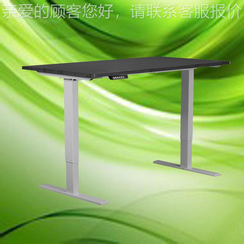 现货广厂家直用销四档电动升降桌两脚站立州式职桌家懒人床AS-DG0