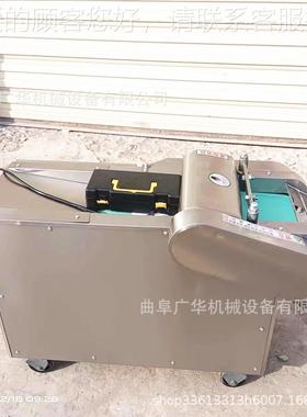 001双机头萝卜切片机 电KOO动多功能切菜机 不锈钢火0因型叶切丝