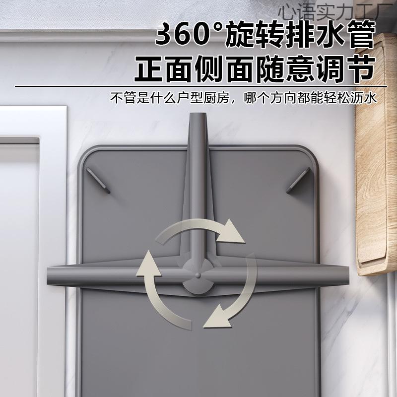 厨房置物架自排水碗架碗筷碟架篮家用台面碗碟沥水架收纳架沥水盘