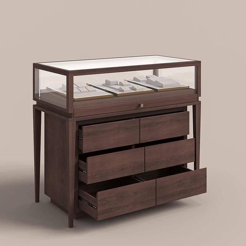 珠宝展示柜首饰品陈列柜服装店中岛柜流水台衣帽间斗柜精品储物柜