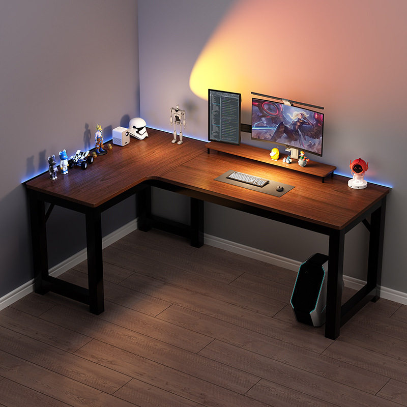 转角台式电脑桌电竞桌椅组合双人拐角书桌书架卧室L型办公桌家用,办公设备/耗材/相关服务,其它,淘宝优惠券,粉丝福利购,淘宝优惠卷