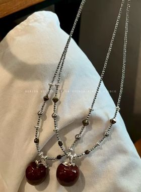 平安果小众高级设计毛衣链