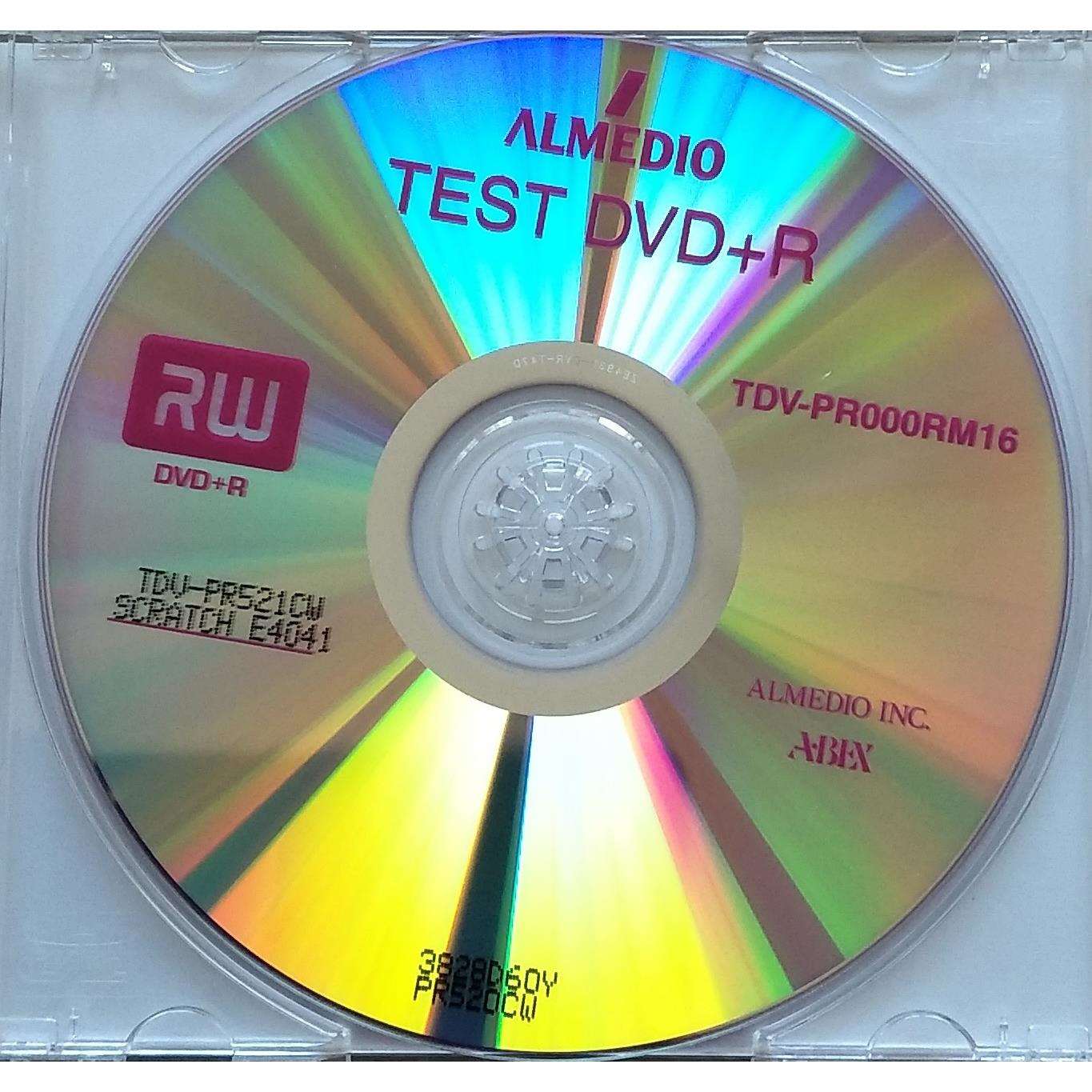 ABEX测试碟供应ABEXTDV-PR521CWDVD划伤测试碟