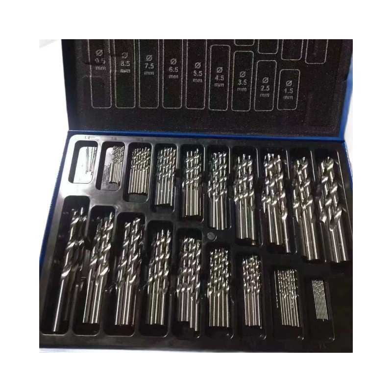 170只套麻花钻铁盒套装钻头套装木工专用工具工厂 五金工具