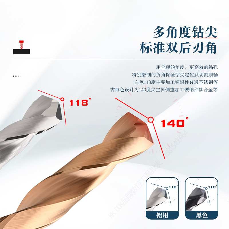 直柄整体合金钻头超硬钨钢涂层钻咀8.01 8.02 8.03 8.04 8.06