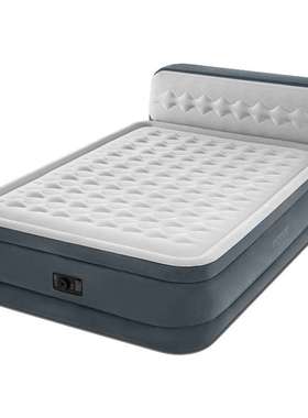 INTEX64448 豪华靠背线拉充气床垫双人加大加厚床靠背家用气垫床