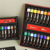 防水丙烯颜料装 颜料美术生色色手绘墙绘水粉炳稀丙烯画