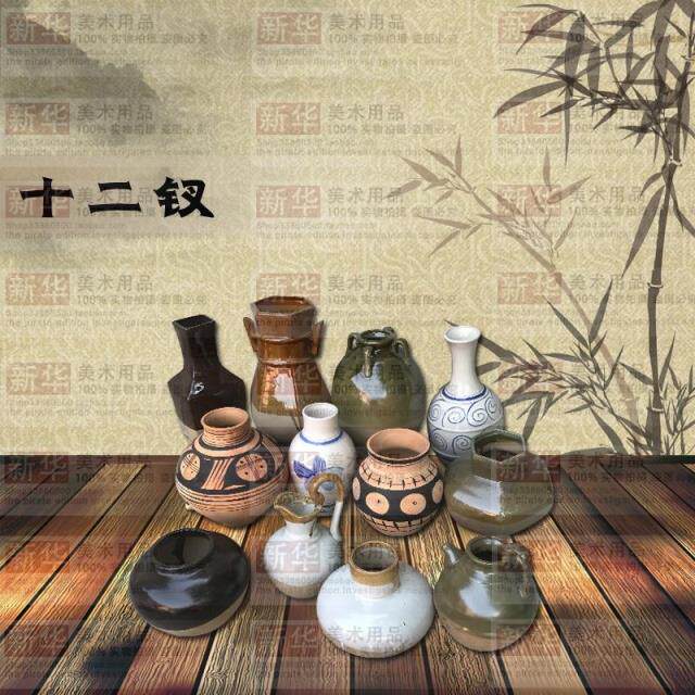 陶罐 静物 写生 绘画 美术素描 静物写生 水粉色彩
