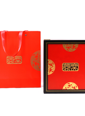 燕窝包装盒礼品盒定制燕窝塑料内盒燕窝木盒红色复古燕窝盒子