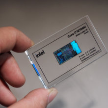 intel12代酷睿 i7 12700H 真实芯片拆解 CPU工艺品纪念礼品