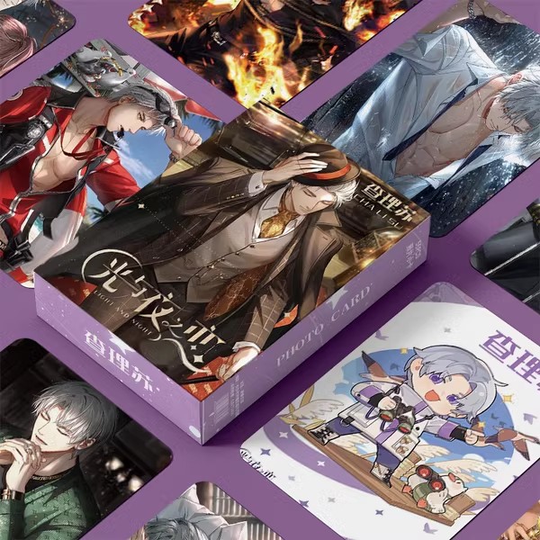 游戏光与夜之恋查理苏小卡周边镭射自印卡片非官方正品正版明信片