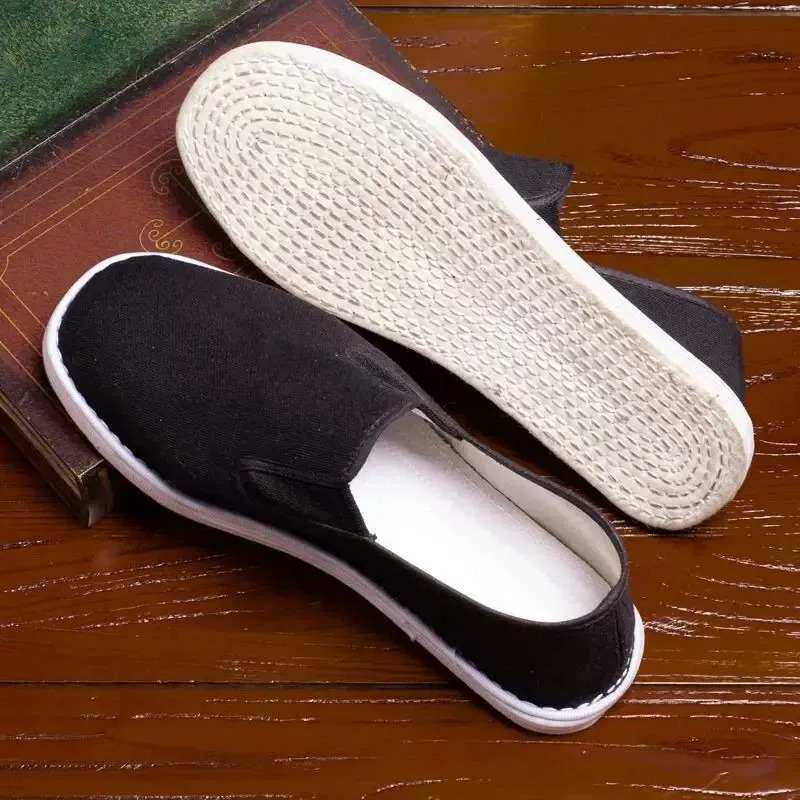 老式农村纯手工千层底布鞋透气老
