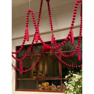 2026新年装饰挂件马年春节氛围布置过年商场店铺门头红色挂饰喜庆