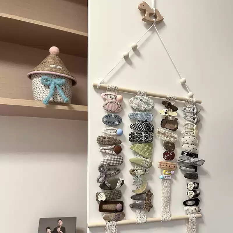 儿童发夹收纳神器壁挂式墙上头箍