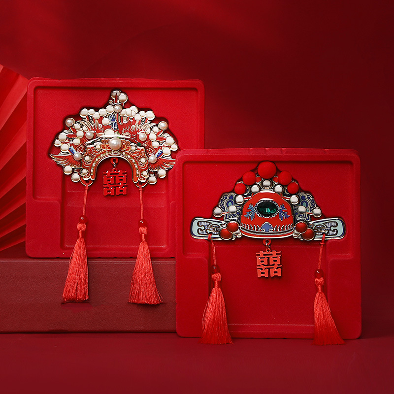 凤冠冰箱贴结婚订婚礼物送新人新娘送闺蜜实用大气小众高级高档