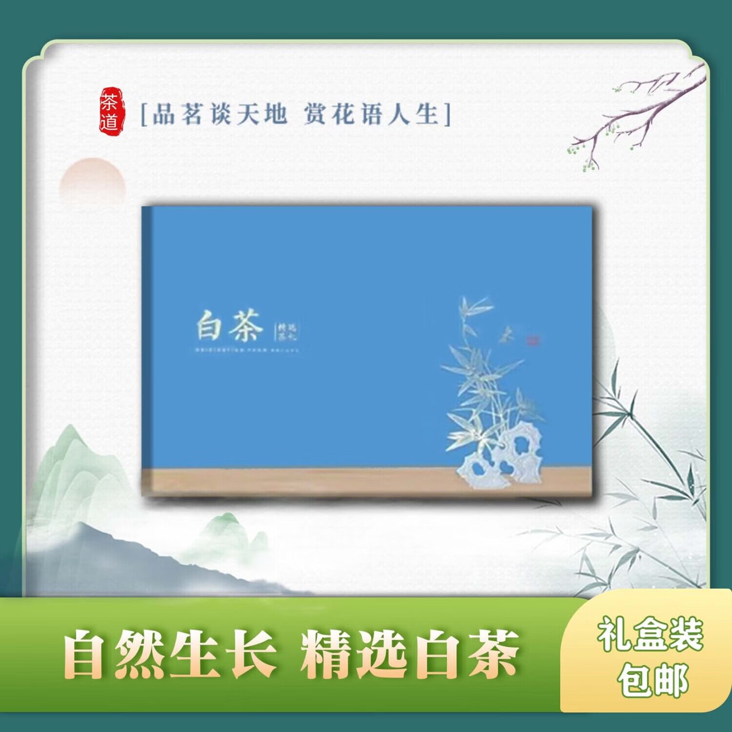 2025新茶安吉白茶高山生态白茶礼盒装送礼长辈领导