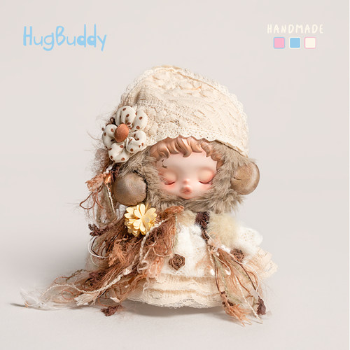 纯手工光织园sp沐木娃衣不眠剧场毛绒玩偶公仔挂件衣服原创头饰粉