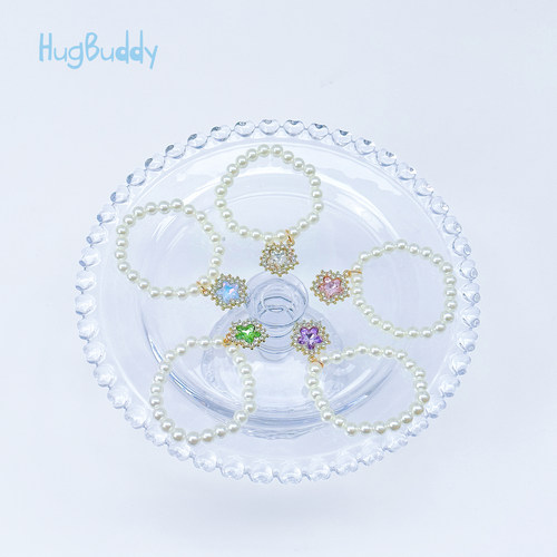 17cm拉布布搪胶盲盒挂件项链labubu坐坐派对公仔装饰配件娃衣替换