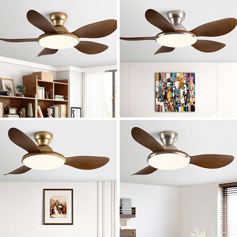 客厅风扇吊灯2025新款餐厅吊扇灯中古风电扇灯一体卧室吸顶风扇灯