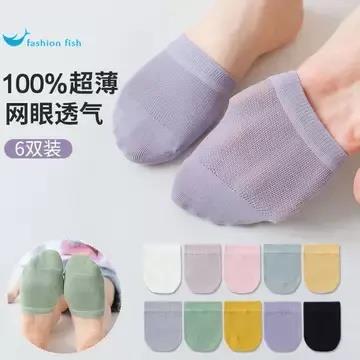 半掌袜女防滑隐形半截袜夏季女款前脚掌半包船袜适合半拖鞋袜子z