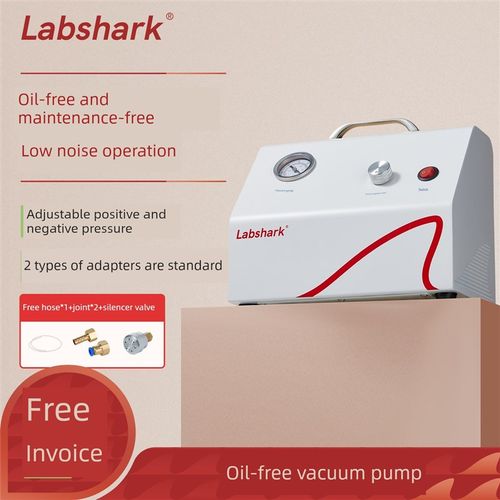Labshark无油真空泵正负压可调抽气泵实验室空压机手提.隔膜负压